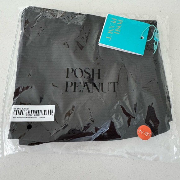 Posh Peanut Solid Ribbed Bell Bottoms, 7-8 years - Picture 5 of 5